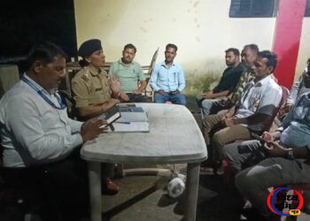 चुरहट थाने में शांति समिति की बैठक, त्योहारों के साथ यातायात व्यवस्था पर भी हुआ मंथन