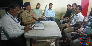चुरहट थाने में शांति समिति की बैठक, त्योहारों के साथ यातायात व्यवस्था पर भी हुआ मंथन