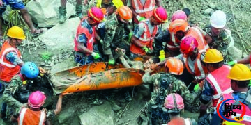 नेपाल में बाढ़ के बाद चिलीमे जलविद्युत सुरंग में बचाव अभियान तेज, 6 कामगारों की तलाश जारी 51 नेपाल में बाढ़ के बाद चिलीमे जलविद्युत सुरंग में बचाव अभियान तेज, 6 कामगारों की तलाश जारी