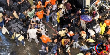 Durga Puja Pandal Stampede: कोलकाता के दुर्गा पूजा पंडाल में भगदड़ से हड़कंप, 17 मौतों की खबर; 35 लोगों को अस्पताल पहुंचाया 49 Durga Puja Pandal Stampede: कोलकाता के दुर्गा पूजा पंडाल में भगदड़ से हड़कंप, 17 मौतों की खबर; 35 लोगों को अस्पताल पहुंचाया